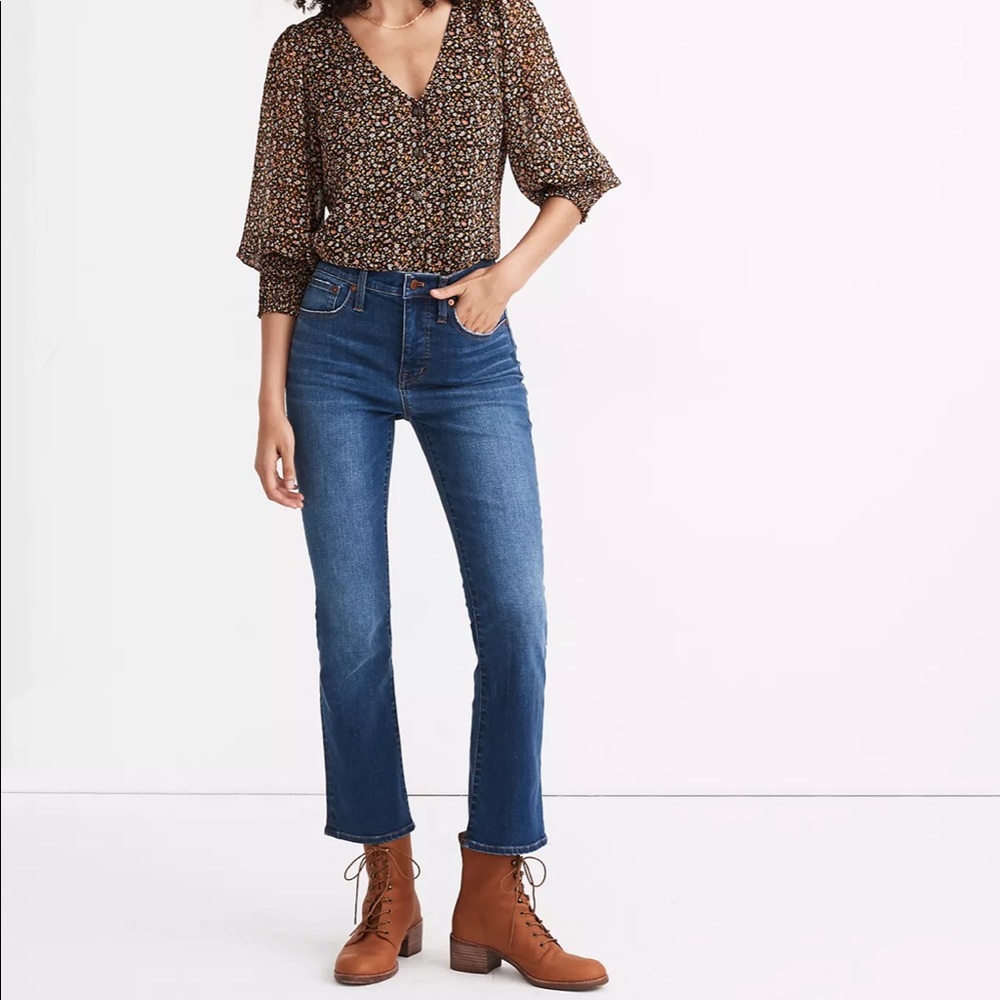 Madewell Cali Demi Bootcut Jean Lockwood Wash 27